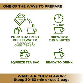 Hygienic sealed packaging ensures freshness of Wildfield Herbs tea bags.