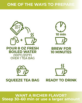 Wildfield Herbs Linden Tea bag 1.5g size detail