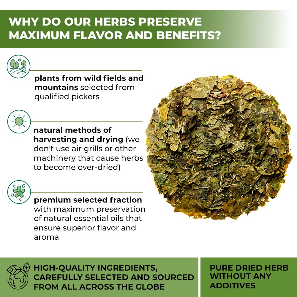 WildField Herbs Mulberry leaf tea 113 g packaging emphasizes quality and freshness.