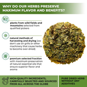 WildField Herbs Mulberry leaf tea 113 g packaging emphasizes quality and freshness.