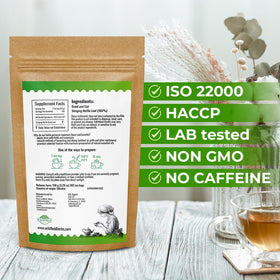 Wildfield Herbs Nettle Leaf Tea sealed bag maintains freshness.
