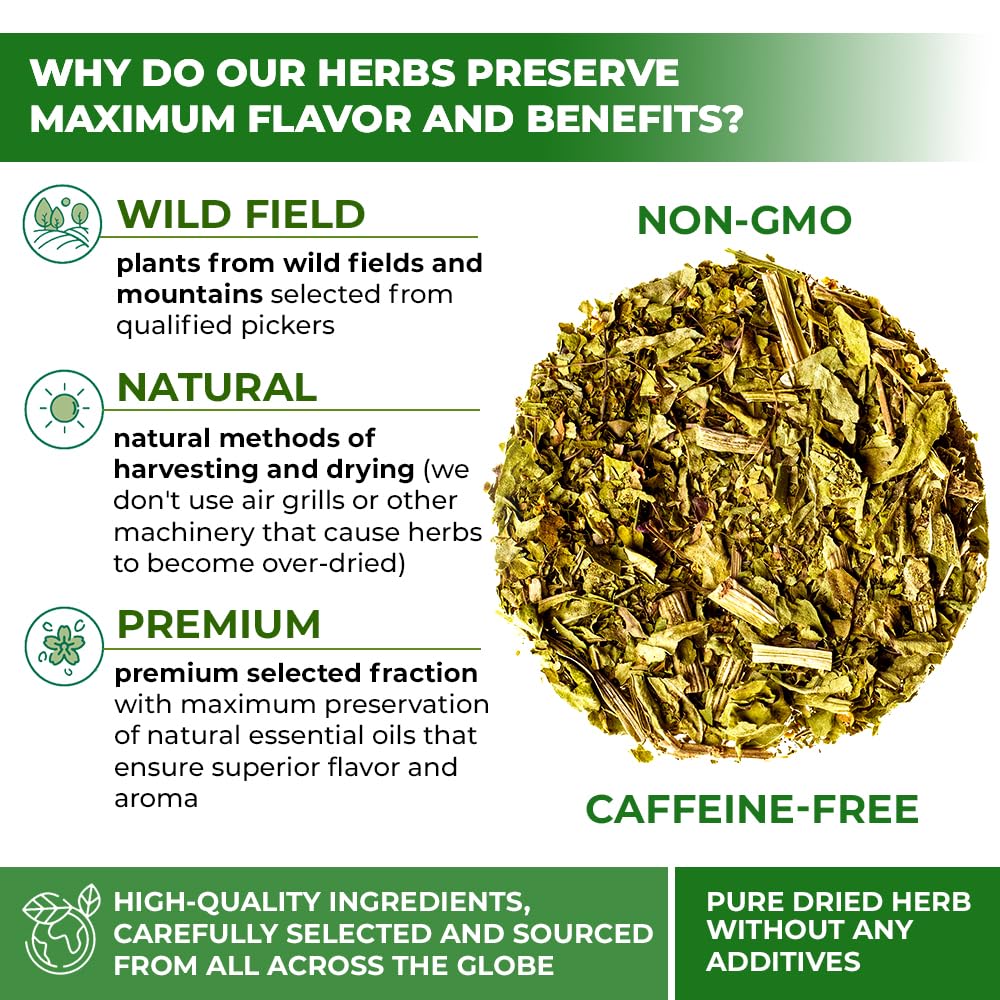 Wildfield Herbs Plantain Leaf Tea infusion steeping, warm amber color