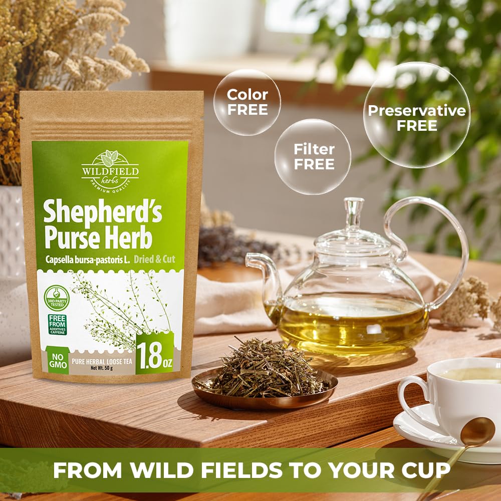 Wildfield Herbs Tea in cup showcasing fragrant infusion
