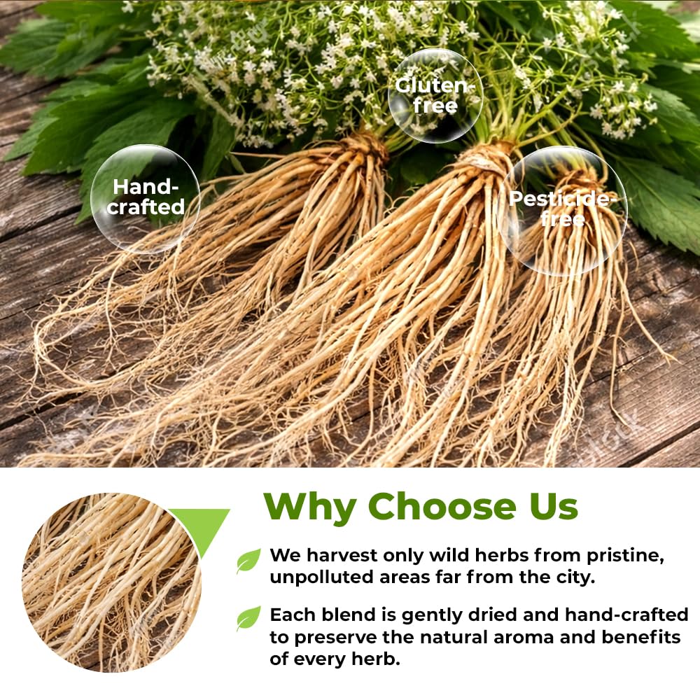 Wildfield Herbs aroma wafts from the cup, perfect for evening rituals.