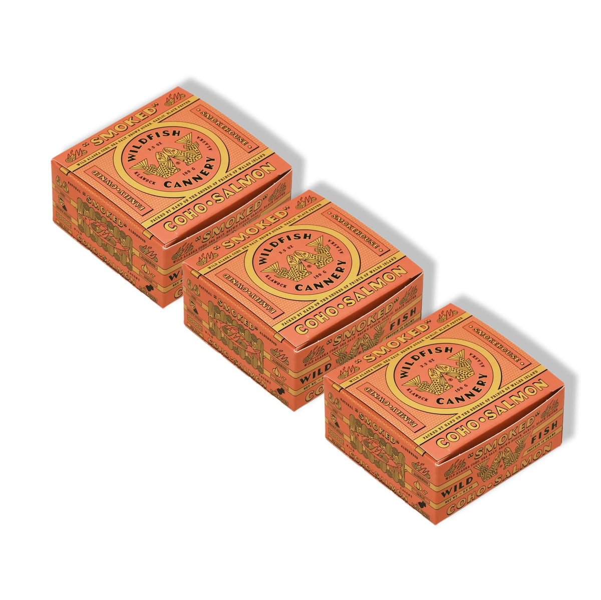 Wildfish Cannery smoked Coho salmon can for quick, flavorful meals.