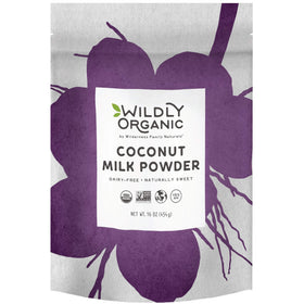 Wildly Organic coconut milk powder in a foil-lined package for freshness