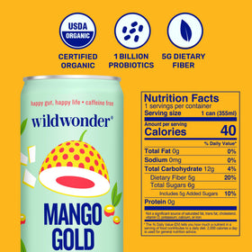Wildwonder can on a picnic table, showcasing on-the-go convenience