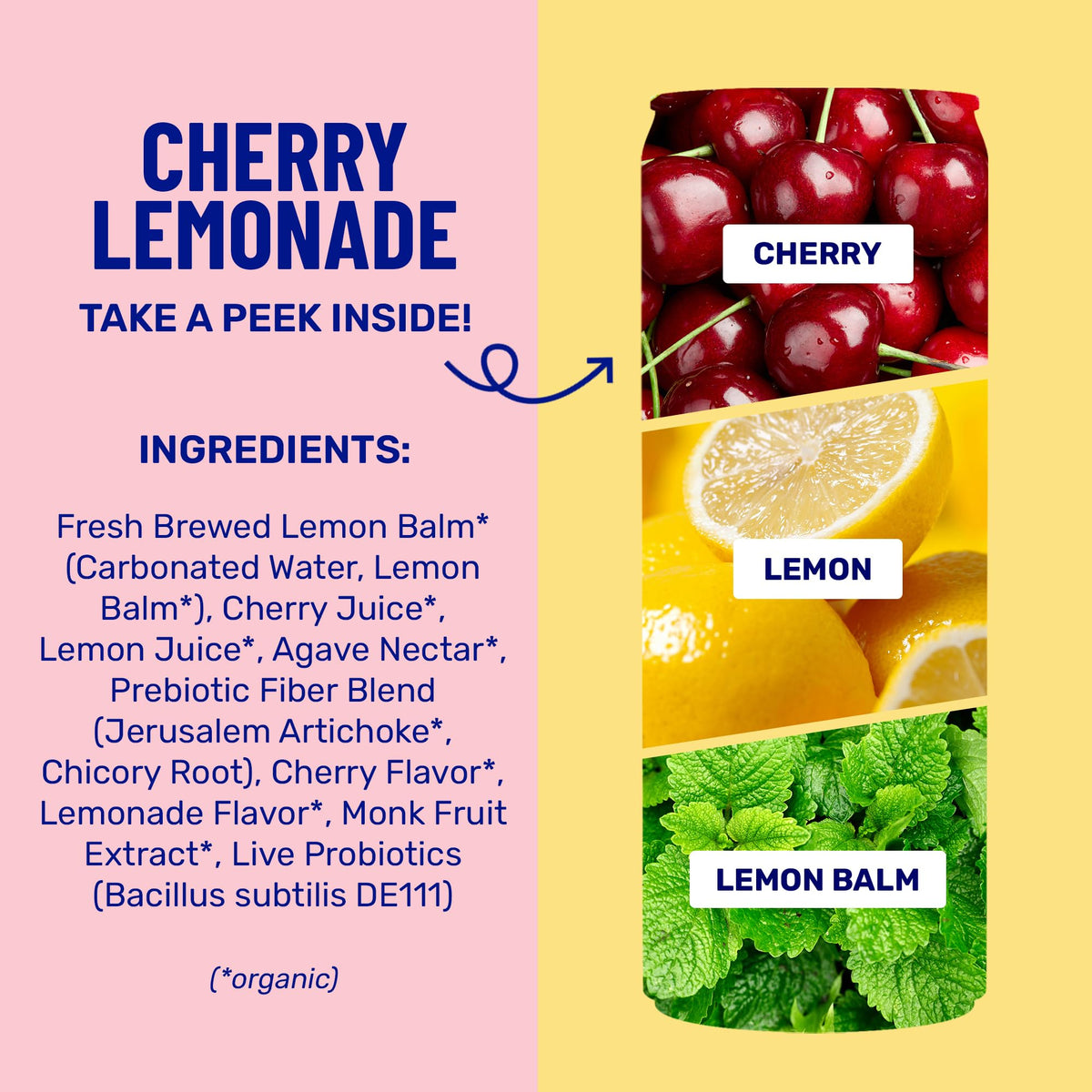 Wildwonder label graphics show real fruit juice and botanicals