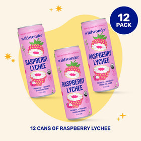 Wildwonder Raspberry Lychee closeup emphasizes real fruit and floral notes.