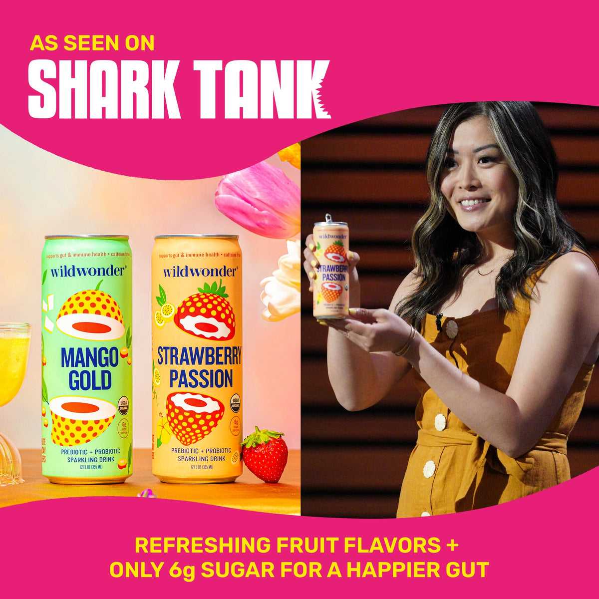 Wildwonder Shark Tank feature badge adds trusted authenticity.