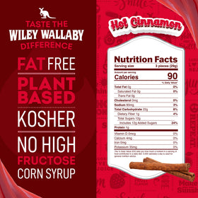Wiley Wallaby soft-chewy licorice close-up highlighting premium texture.