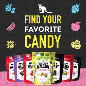 Wiley Wallaby Allsorts ideal movie night treat for sharing.