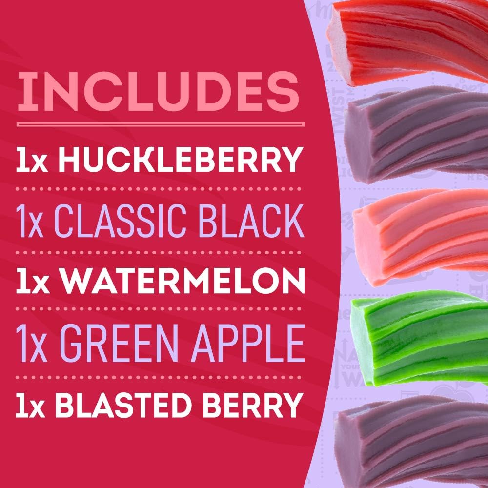 Wiley Wallaby licorice 10 oz bag, bold flavor options in each bite.