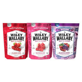 Wiley Wallaby classic red licorice twists for a chewy fruity treat