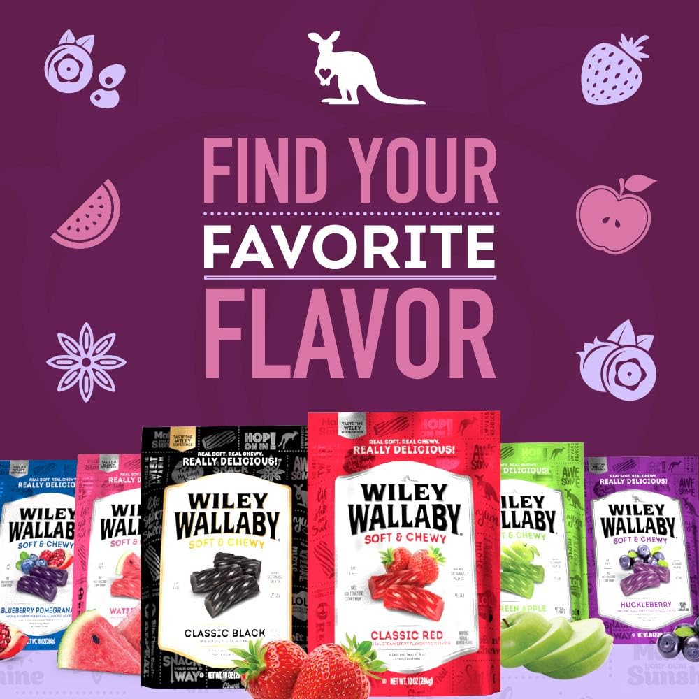Wiley Wallaby licorice makes movie nights sweeter and easy to share