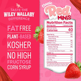 Wiley Wallaby Mini Licorice Bites pocket-friendly pack ready for lunchboxes and trips.