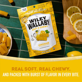 Wiley Wallaby on-the-go licorice snack in resealable bag for freshness