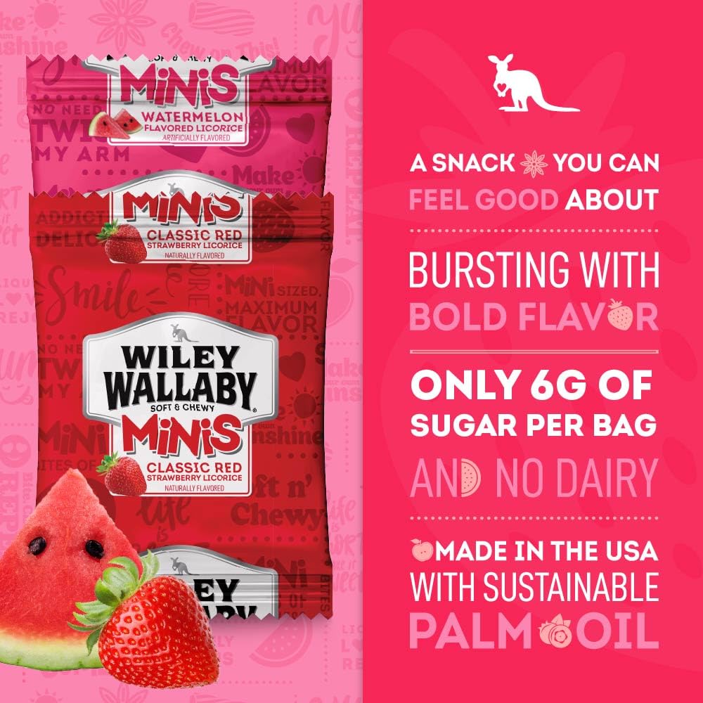 Wiley Wallaby mini on-the-go snack pack for travel and work