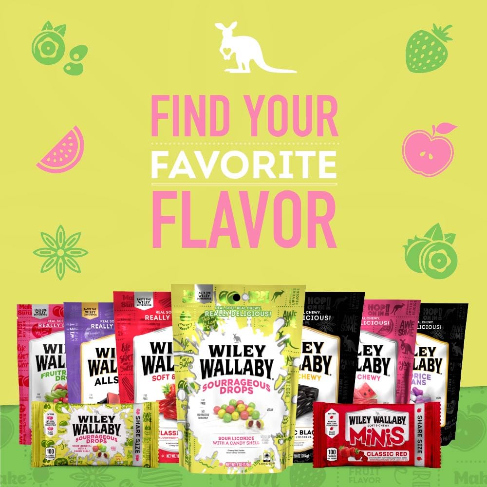 Wiley Wallaby shareable snack variety pack for gatherings and gifting.