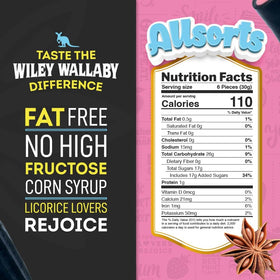 Wiley Wallaby licorice close-up highlighting bold Australian flavors today