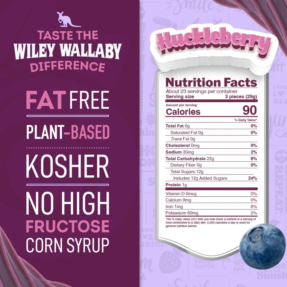 Wiley Wallaby soft-chewy licorice chunks ideal for on-the-go snacking