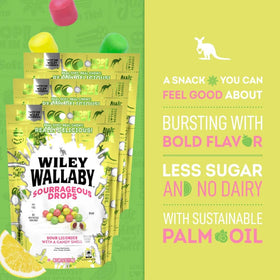 Wiley Wallaby Variety Candy—assorted licorice beans for a playful taste adventure.