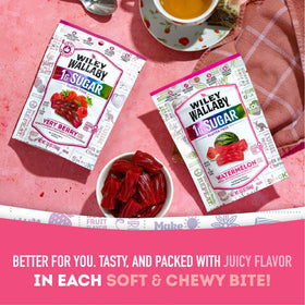 Wiley Wallaby Vegan Dye-Free Licorice, color-free formula for clean snacking