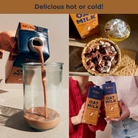 Willa's Organic Oats ingredients close-up reveals non-GMO whole grains.