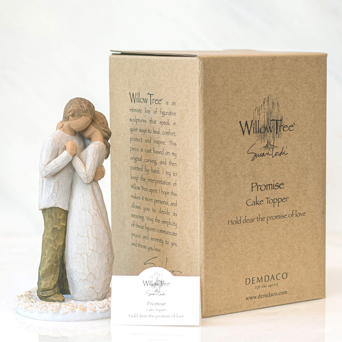 Willow Tree Promise hand-painted resin figure by artist Susan Lordi