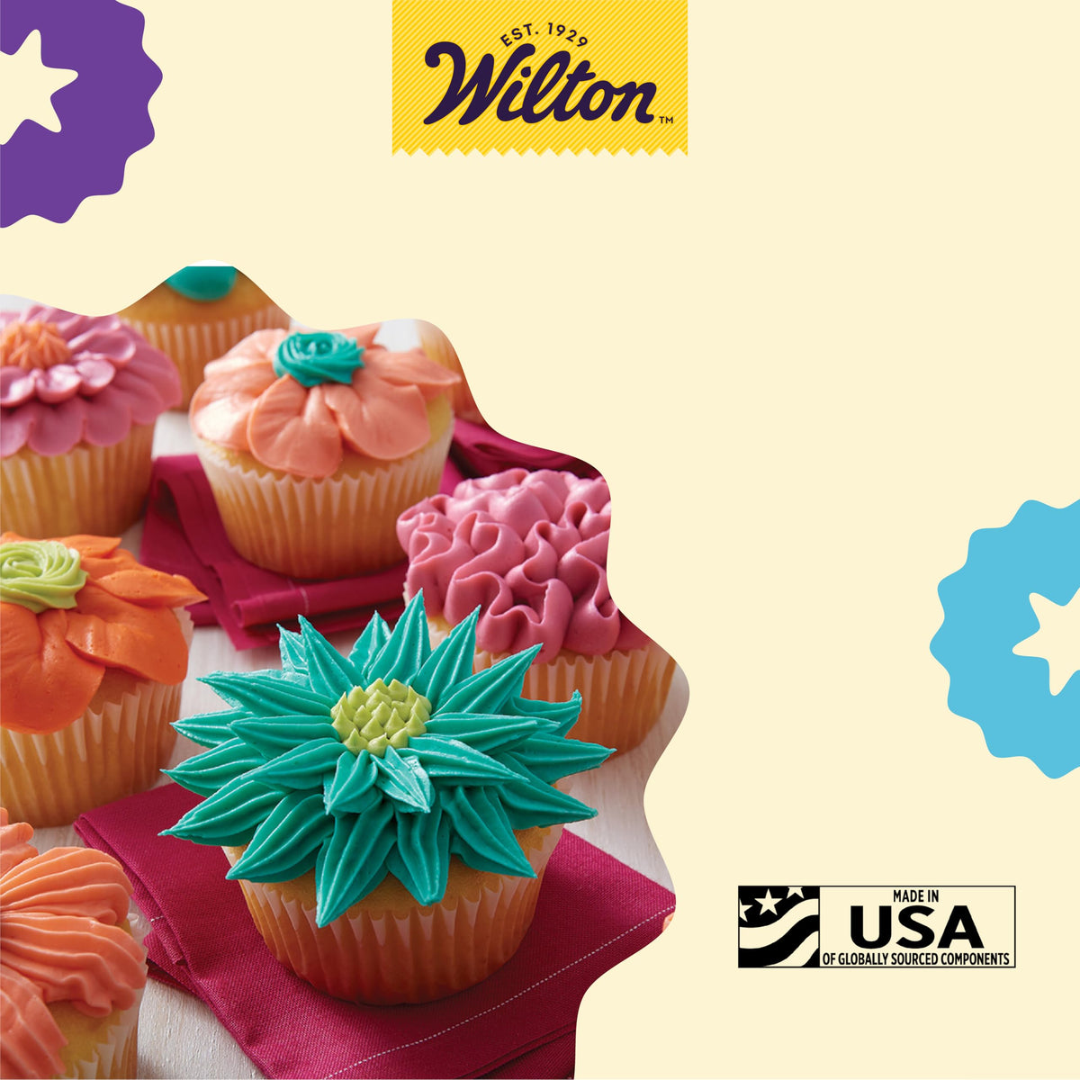 Wilton gel colors tint batter while preserving texture
