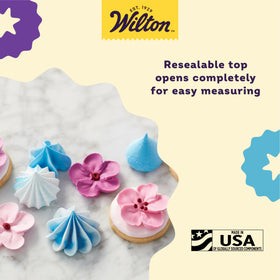 Wilton Meringue Powder helps stabilize pavlova and delicate desserts.