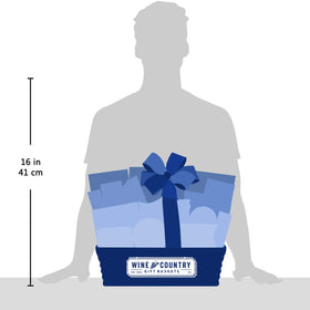 Wine Country Gift Baskets dark chocolate cookies display offers a premium tasting experience