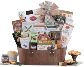 Wine Country Gift Baskets Gourmet Choice Basket full display, ideal for sharing at celebrations.