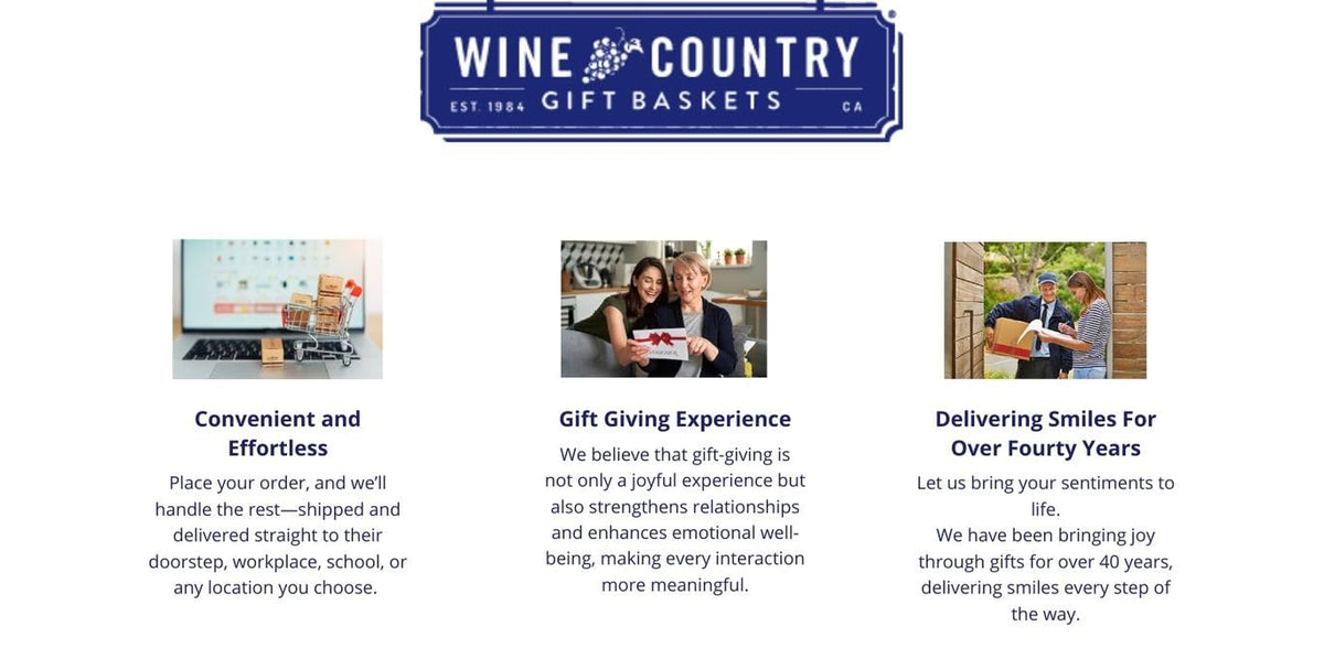 Wine Country Gift Baskets honey roasted peanuts and brownies offer sweet-salty variety.