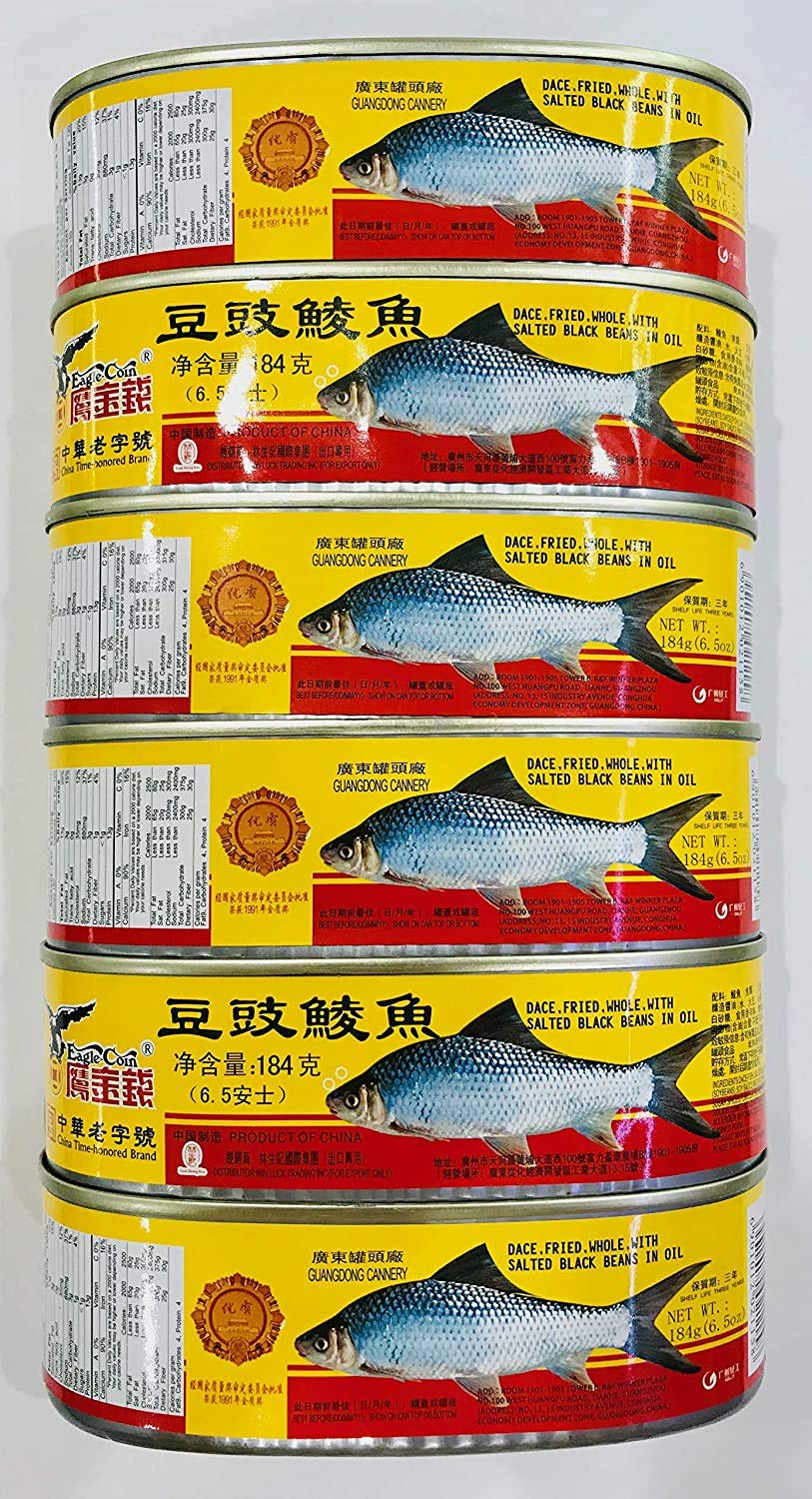 Wing Fung Hong Dace fried with salted black bean in oil, ready-to-use noodle topping.