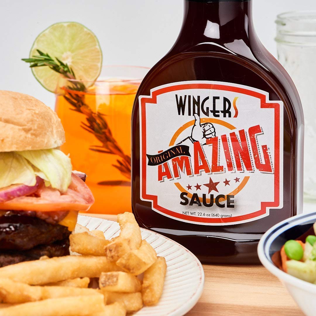WINGERS Amazing Sauce Original oven-pull finish on meat