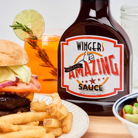 WINGERS Amazing Sauce Original oven-pull finish on meat