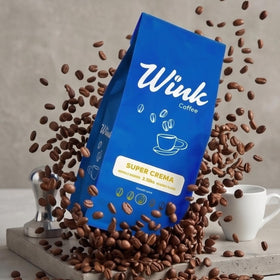 Wink Coffee airtight bag seal preserves freshness and aroma