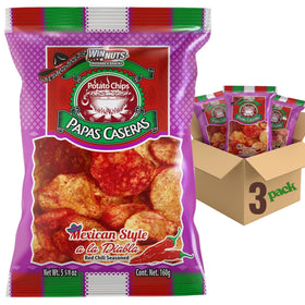 WINNUTS A la Diabla 3-pack front view, ready for sharing at gatherings.