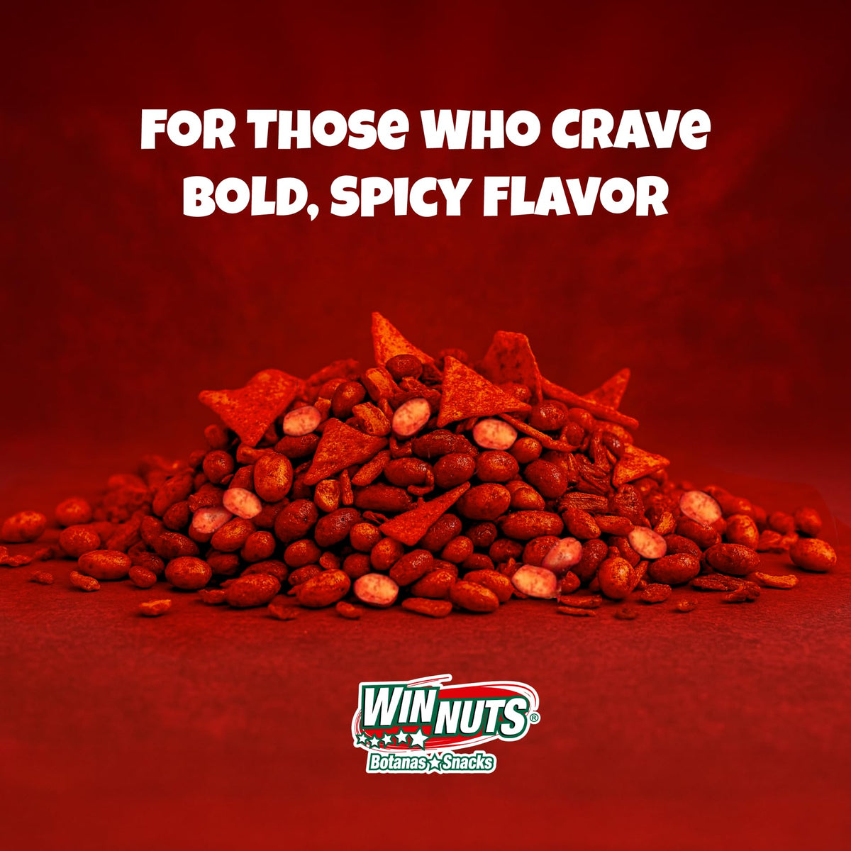WINNUTS chili blend close-up with vibrant seasonings