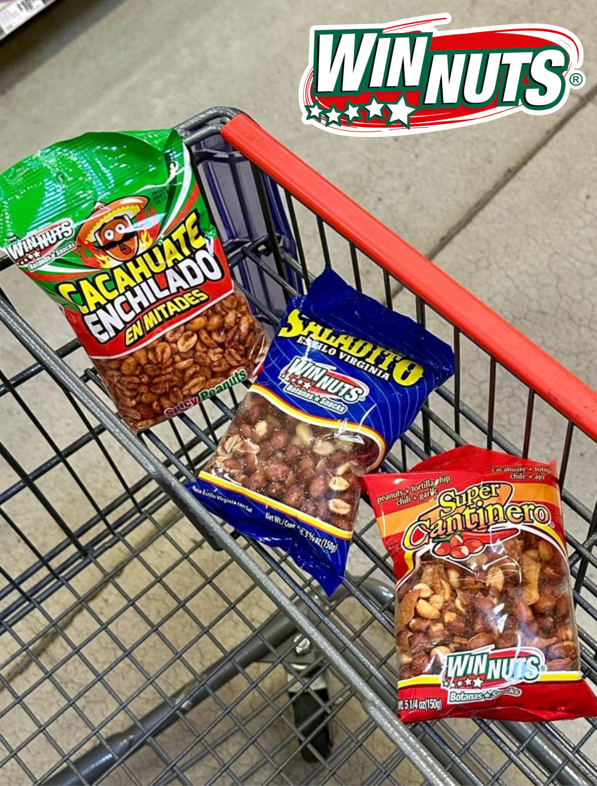WINNUTS spicy mix served with dips and drinks ideas