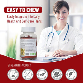 Wins Town Maca Plus gummies with mixed fruit flavor for convenient daily wellness