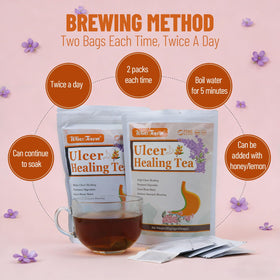 Wins Town Ulcer Healing Tea infusion brew captures aroma and potential post-meal comfort