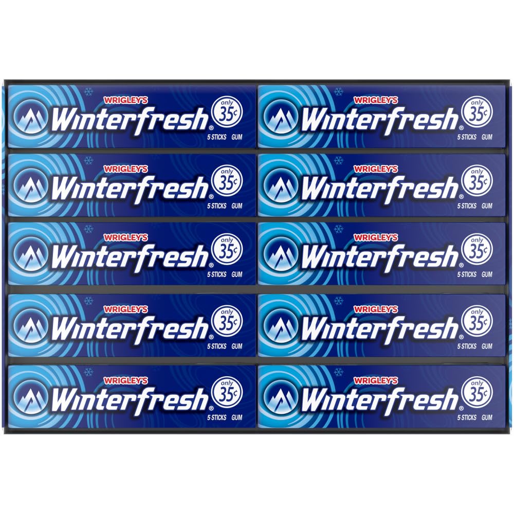 Winterfresh packaging showing 40 individually wrapped sticks