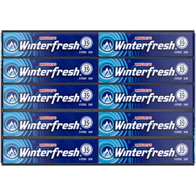 Winterfresh packaging showing 40 individually wrapped sticks