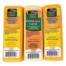 Garlic summer sausage from Wisconsin Cheese Company perfect for snacking