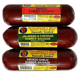 Jalapeno and cheddar summer sausage adds spicy kick to a board