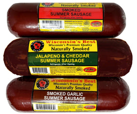 Jalapeno cheddar sausage adds a bold kick to your board.