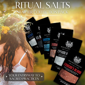 Witches & Wiccan red dragon's blood salt for protective spellwork and offerings.