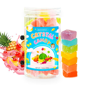 WJDDMGO Premium Crystal Candy gem mix close-up highlighting vibrant colors and gift appeal.